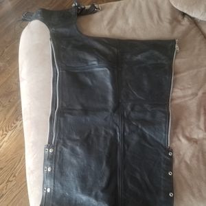 Leather Motorcycle Chaps